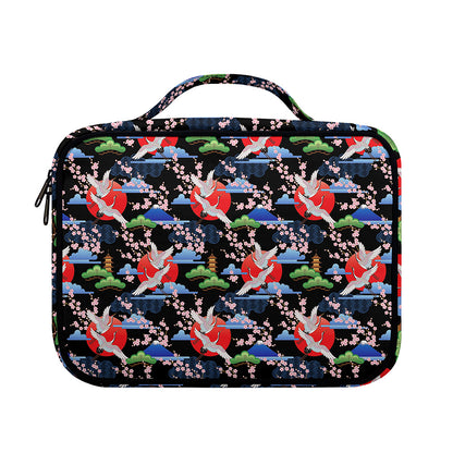 Japanese Traditional Pattern Print Briefcase Bible Bag