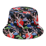 Japanese Traditional Pattern Print Bucket Hat