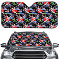 Japanese Traditional Pattern Print Car Windshield Sun Shade
