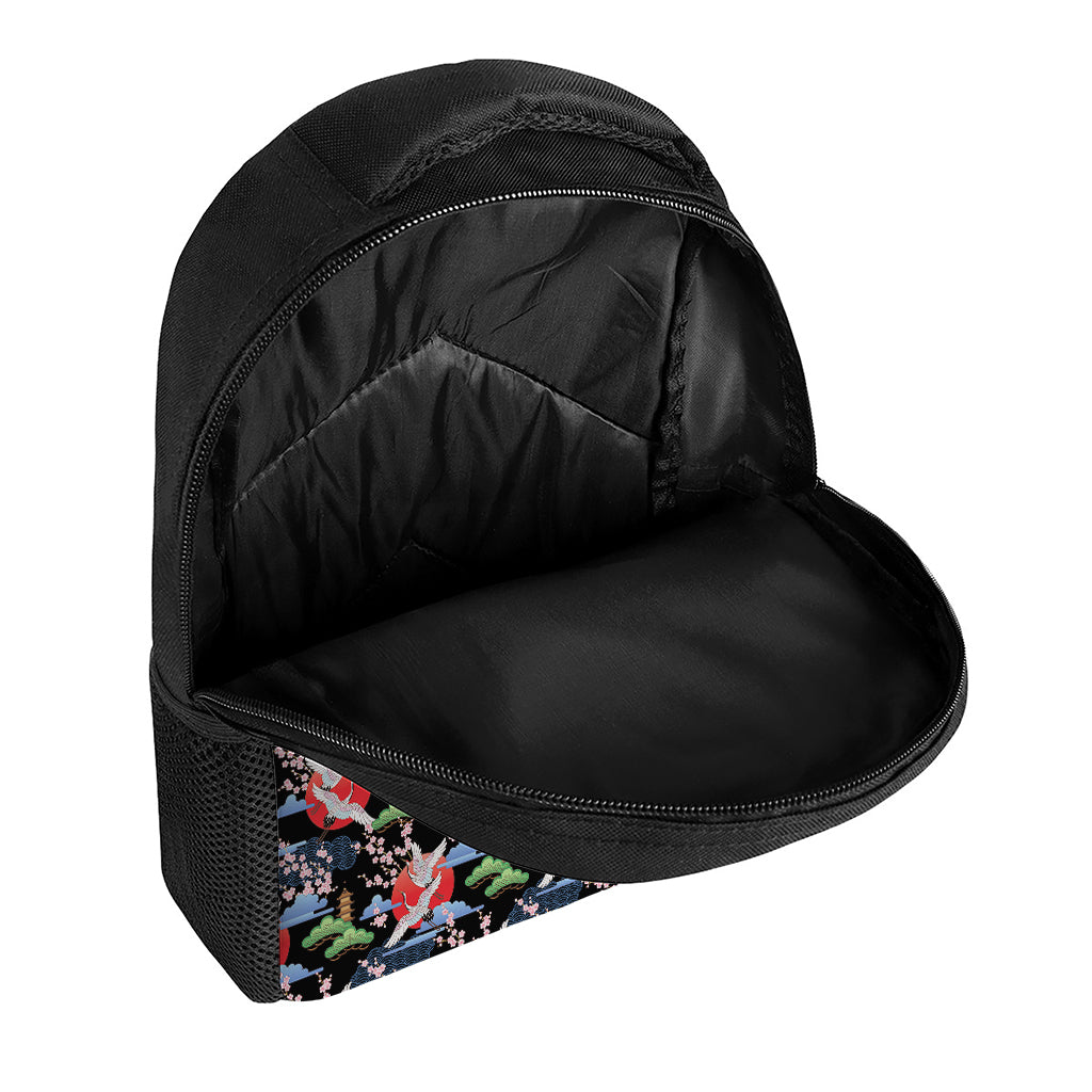 Japanese Traditional Pattern Print Casual Backpack