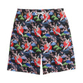Japanese Traditional Pattern Print Cotton Shorts