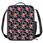 Japanese Traditional Pattern Print Crossbody Lunch Bag