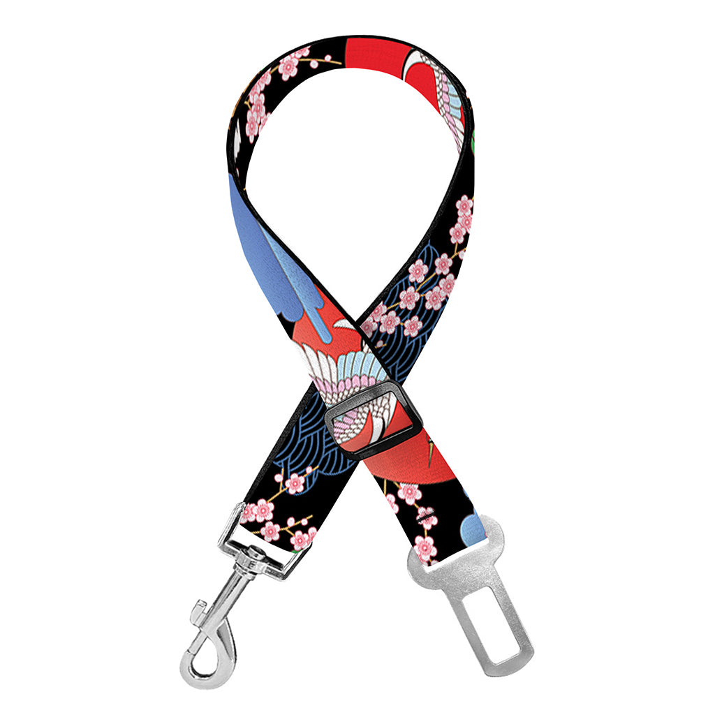 Japanese Traditional Pattern Print Dog Seat Belt