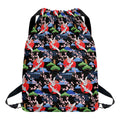 Japanese Traditional Pattern Print Drawstring Backpack