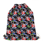 Japanese Traditional Pattern Print Drawstring Bag