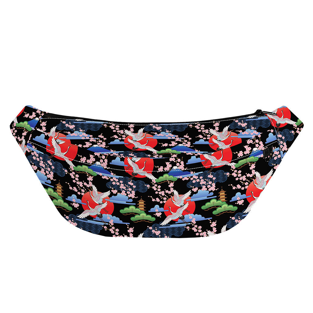 Japanese Traditional Pattern Print Fanny Pack