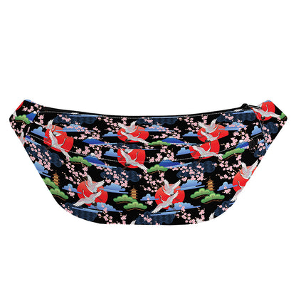 Japanese Traditional Pattern Print Fanny Pack