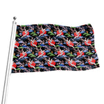 Japanese Traditional Pattern Print Flag