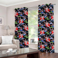 Japanese Traditional Pattern Print Grommet Curtains