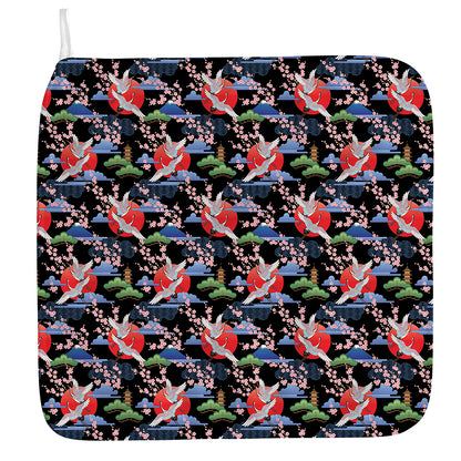 Japanese Traditional Pattern Print Hand Towel