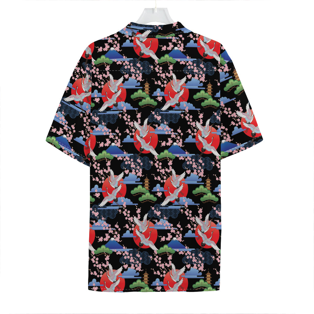 Japanese Traditional Pattern Print Hawaiian Shirt