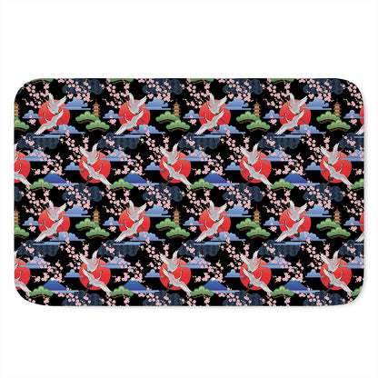 Japanese Traditional Pattern Print Indoor Door Mat
