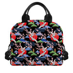Japanese Traditional Pattern Print Insulated Lunch Bag