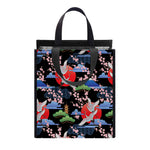 Japanese Traditional Pattern Print Insulated Lunch Tote