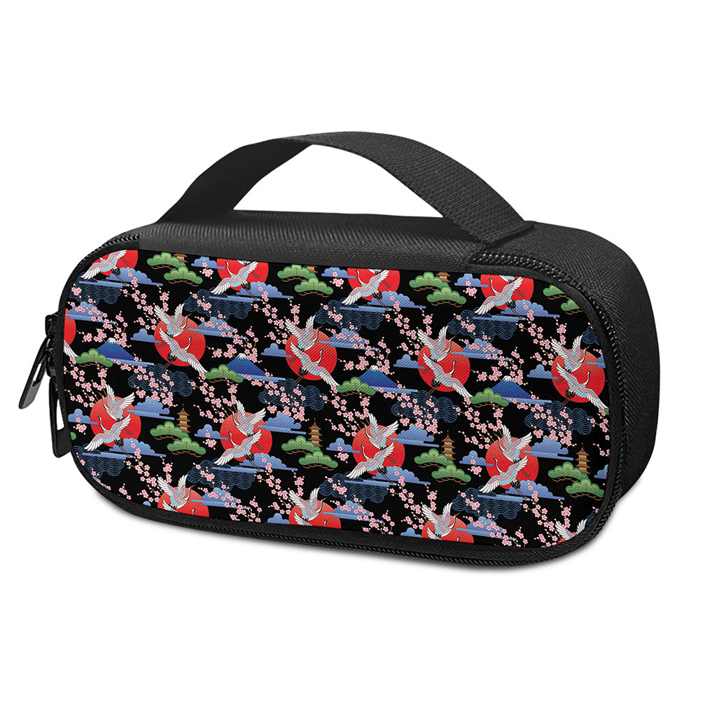 Japanese Traditional Pattern Print Insulin Cooler Travel Case