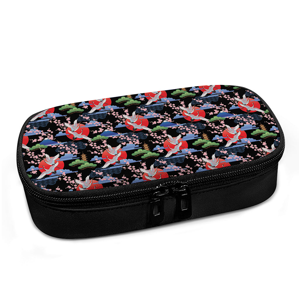 Japanese Traditional Pattern Print Insulin Cooler Travel Case