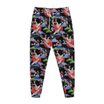 Japanese Traditional Pattern Print Jogger Pants