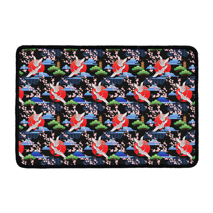 Japanese Traditional Pattern Print Kitchen Mat