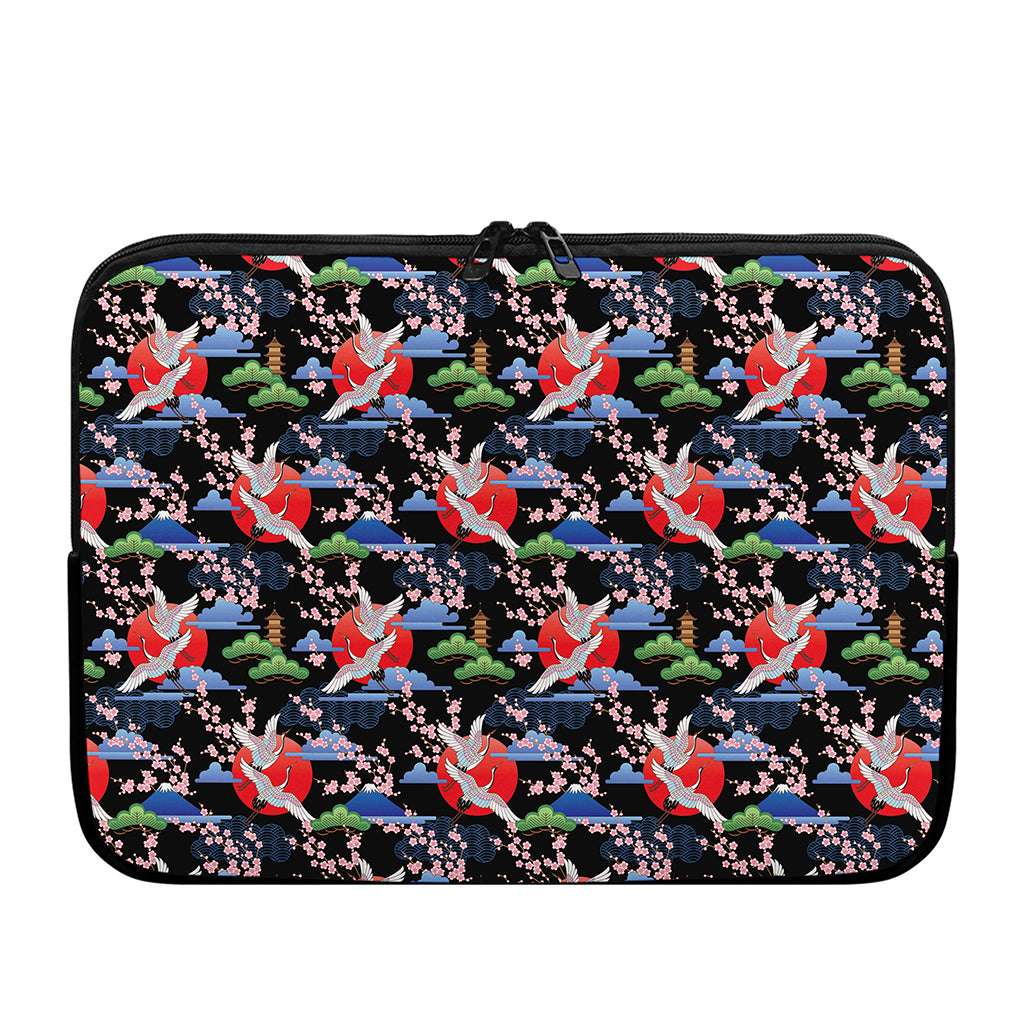 Japanese Traditional Pattern Print Laptop Sleeve