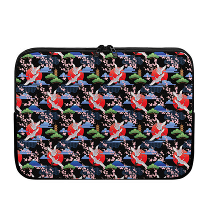 Japanese Traditional Pattern Print Laptop Sleeve