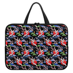 Japanese Traditional Pattern Print Laptop Sleeve With Handle