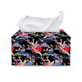 Japanese Traditional Pattern Print Leather Tissue Box Cover