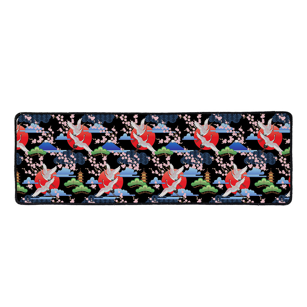 Japanese Traditional Pattern Print Long Kitchen Mat