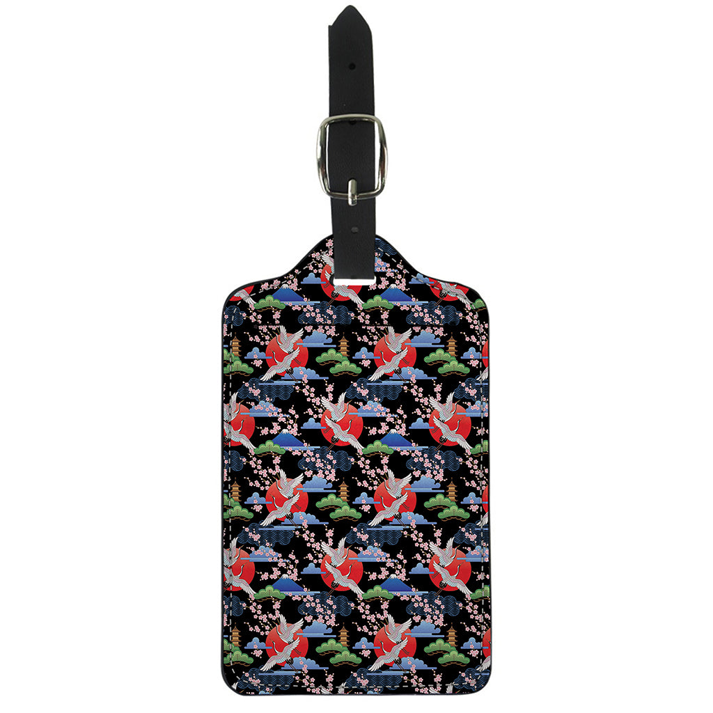 Japanese Traditional Pattern Print Luggage Tag