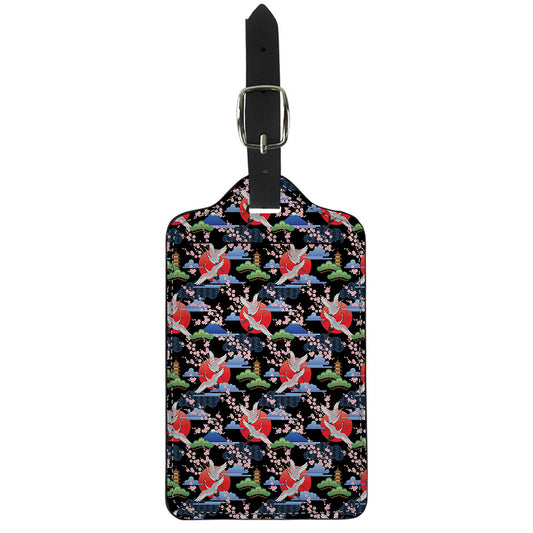 Japanese Traditional Pattern Print Luggage Tag