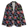 Japanese Traditional Pattern Print Men's Cotton Blazer