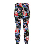 Japanese Traditional Pattern Print Men's leggings