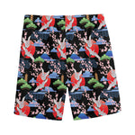 Japanese Traditional Pattern Print Men's Sports Shorts