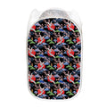 Japanese Traditional Pattern Print Mesh Laundry Hamper