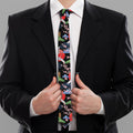 Japanese Traditional Pattern Print Necktie