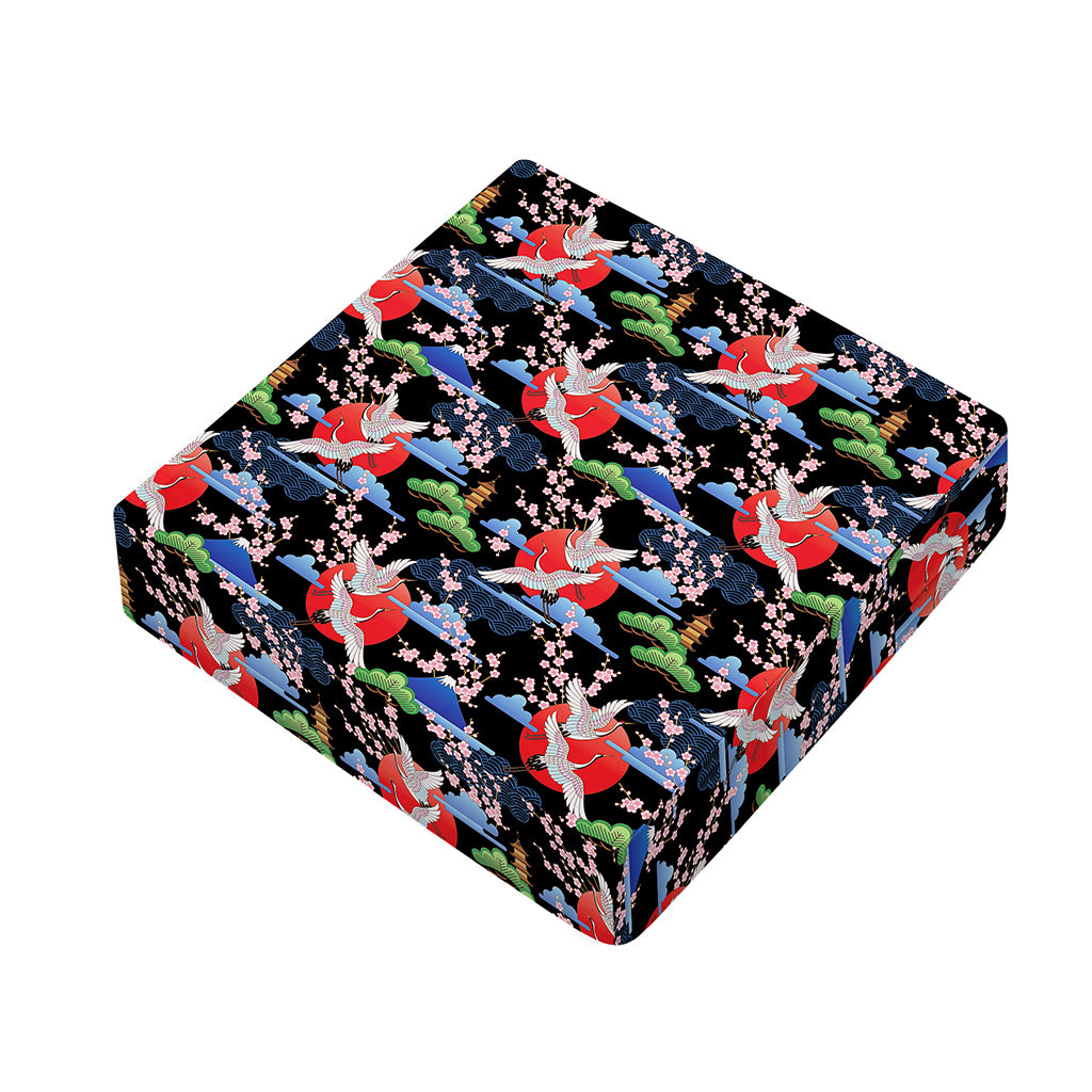 Japanese Traditional Pattern Print Outdoor Seat Cushion Cover