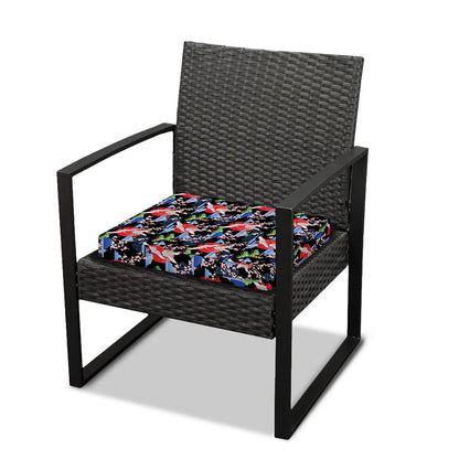 Japanese Traditional Pattern Print Outdoor Seat Cushion Cover
