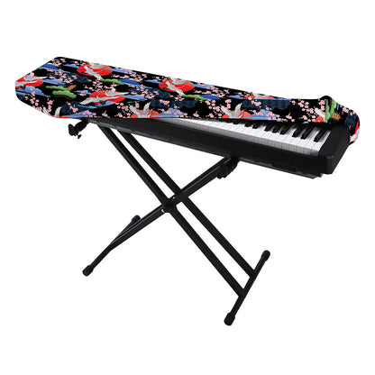 Japanese Traditional Pattern Print Piano Keyboard Cover