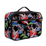 Japanese Traditional Pattern Print Portable Lunch Bag