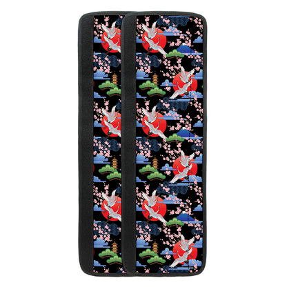 Japanese Traditional Pattern Print Refrigerator Handle Covers