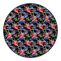 Japanese Traditional Pattern Print Round Floor Mat