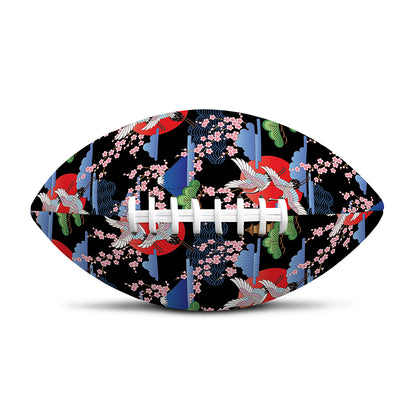 Japanese Traditional Pattern Print Rugby Ball