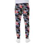 Japanese Traditional Pattern Print Scuba Joggers