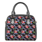 Japanese Traditional Pattern Print Shoulder Handbag