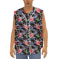 Japanese Traditional Pattern Print Sleeveless Baseball Jersey