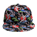 Japanese Traditional Pattern Print Snapback Cap