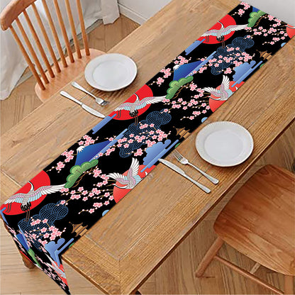 Japanese Traditional Pattern Print Table Runner