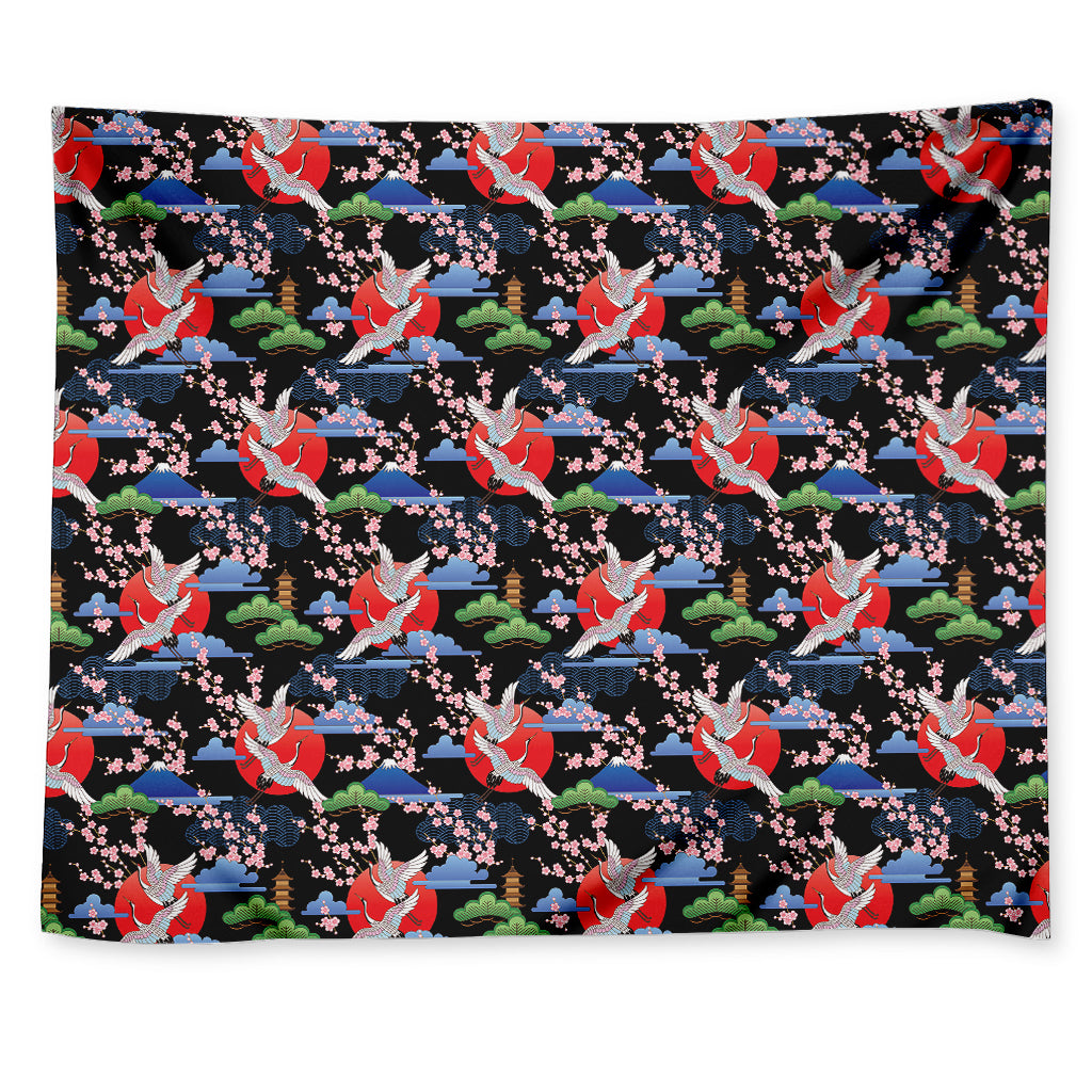 Japanese Traditional Pattern Print Tapestry