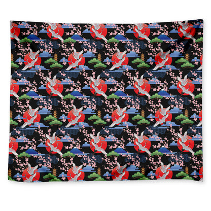 Japanese Traditional Pattern Print Tapestry