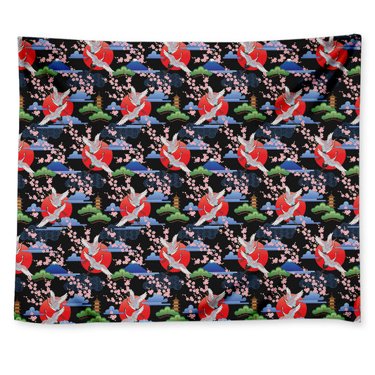 Japanese Traditional Pattern Print Tapestry