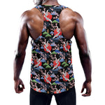 Japanese Traditional Pattern Print Training Tank Top